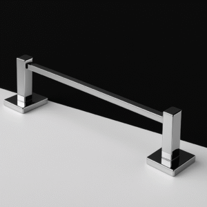 Modern Chrome Towel Bar – Luxe Series