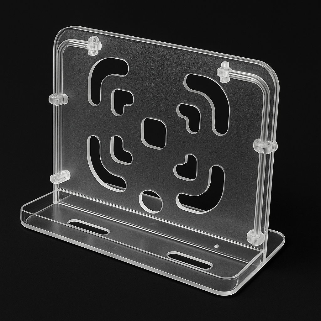 Transparent Acrylic Wall Mount Holder